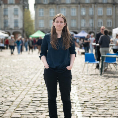 Stéphanie Delcloque, directrice de l'association Colère du présent, organisatrice du Salon du livre d'Arras.