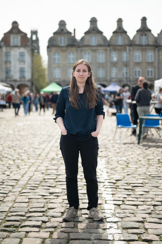 Stéphanie Delcloque, directrice de l'association Colère du présent, organisatrice du Salon du livre d'Arras.