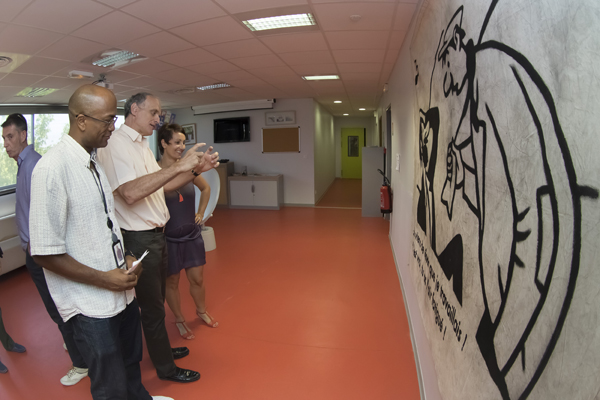 L'Art dans l'Entreprise Agence EDF de Montpellier avec la CMCAS de Languedoc © Eric Raz/CCAS 