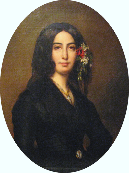 Georges Sand © CC-BY-01 Auguste Charpentier (1813-1880)