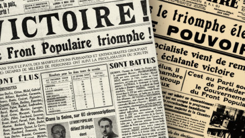 Elections de mai 1936 : la victoire du Front populaire | Journal des Activités Sociales de l'énergie | front populaire