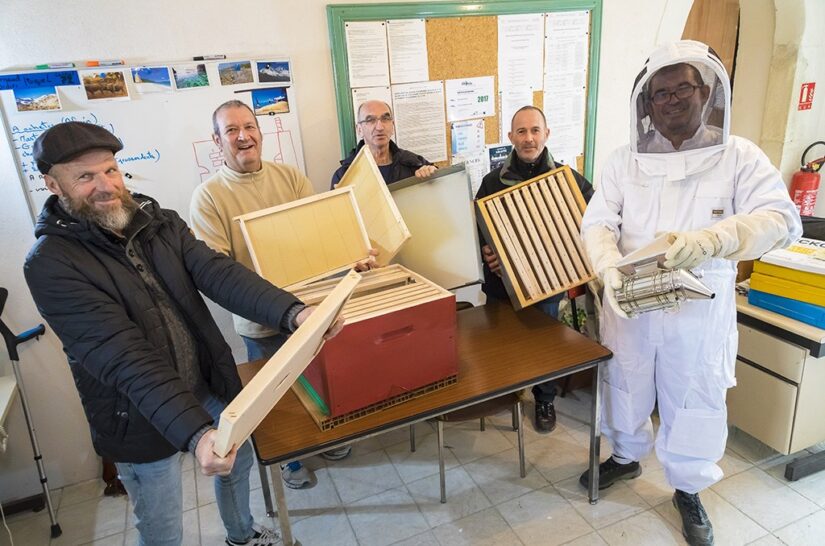 À Valence, des ruches pour sauver les abeilles | Journal des Activités Sociales de l'énergie | 47026 Section apicole CMCAS Valence au Domaine des Roches a Savasse