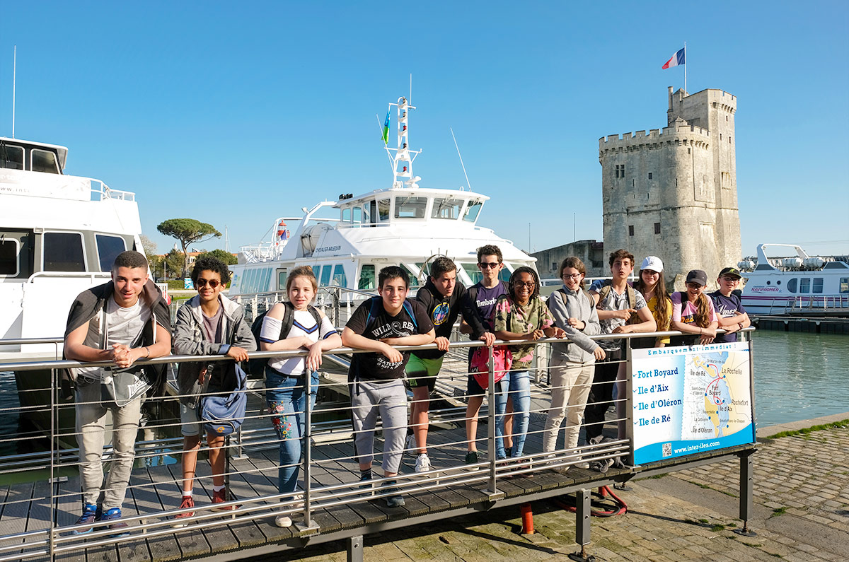 [En images] Colo 12-14, à l'abordage de La Rochelle | 48964 Colo 12 14 ans Capitale regionale La Rochelle Printemps 2018 | Journal des Activités Sociales de l'énergie