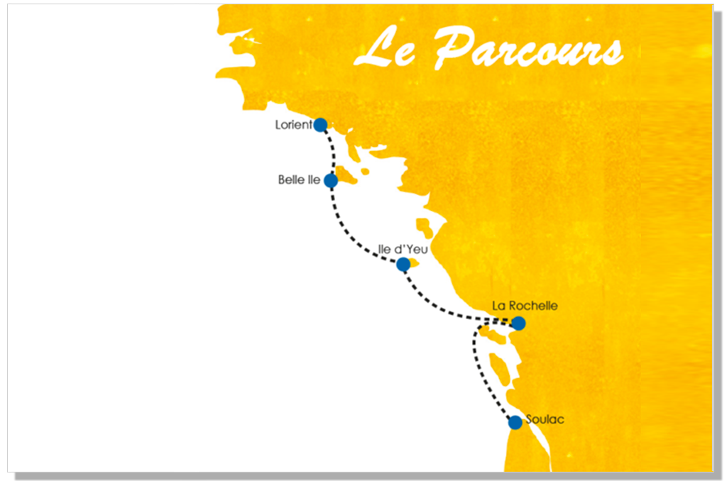 En route vers Soulac : Breizh Armada, jour 1 | Journal des Activités Sociales de l'énergie | Le parcours ombre