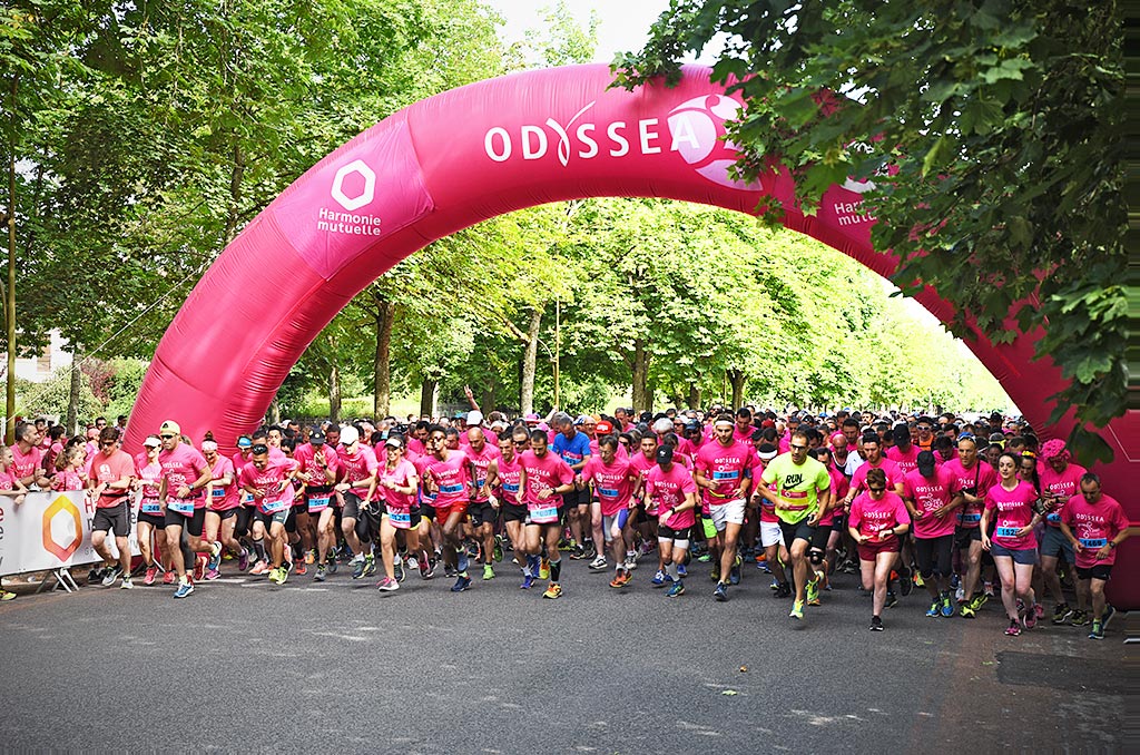 Cancer du sein : ils et elles ont couru avec la CMCAS Bourgogne | 51842 Course Odyssea Parc de la Colombiere. Dijon Le 3 juin 2018 | Journal des Activités Sociales de l'énergie