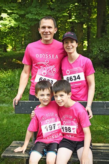 Cancer du sein : ils et elles ont couru avec la CMCAS Bourgogne | 51884 Course Odyssea Parc de la Colombiere Dijon Le 3 juin 2018 | Journal des Activités Sociales de l'énergie