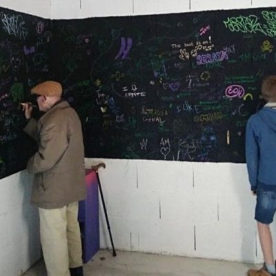 L'art urbain, c'est d'la bombe ! | Journal des Activités Sociales de l'énergie | 53016 Le mur d’or