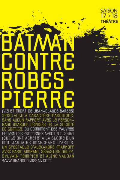 "Batman contre Robespierre" : humour noir et course-poursuite | Journal des Activités Sociales de l'énergie | batman contre robespierre