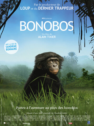 Des vacances en mode "slow". La sélection de la semaine du 3 août | Journal des Activités Sociales de l'énergie | 93418 Affiche film Bonobos de Alain Tixier