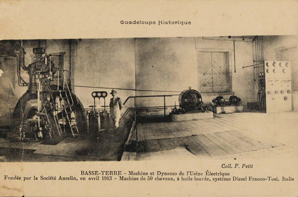 De la bougie à la clim’ : histoire de l’électricité en Guadeloupe | Journal des Activités Sociales de l'énergie | 95861 Auguste Charnot en 1913