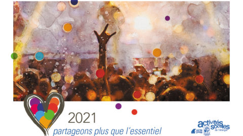 Vœux du président de la CCAS : 2021, l’année de tous les défis | Journal des Activités Sociales de l'énergie | 100216 Carte de voeux 2021
