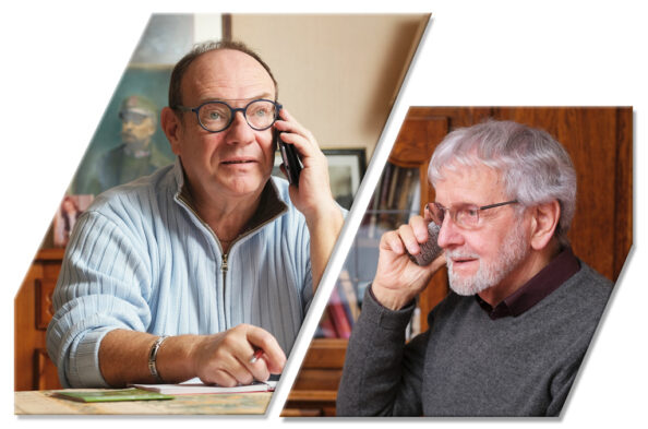CMCAS, commissions d'activités, SLVie… au fait, comment ça marche ? | Journal des Activités Sociales de l'énergie | 99981 100000 Collage portraits Gilles Gabuti et Daniel Libert