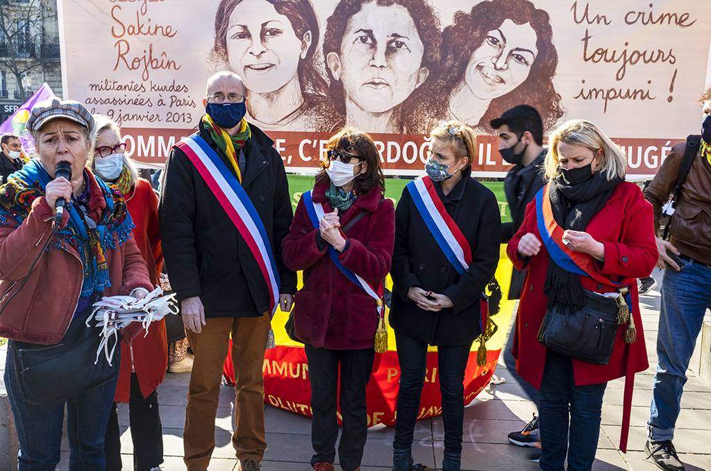 Convoi solidaire : une passerelle vers les réfugiés kurdes de Grèce | 101984 Rassemblement de femmes kurdes a Paris 7 mars 2021 | Journal des Activités Sociales de l'énergie