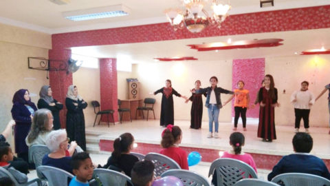 Stage de danse avec des enfants palestiniens