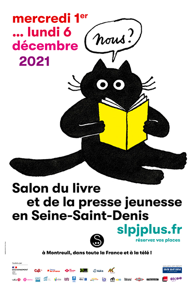 "Nous" sommes au cœur du Salon du livre et de la presse jeunesse de Montreuil 2021 | Journal des Activités Sociales de l'énergie | Affiche du Salon du livre et de la presse 2021
