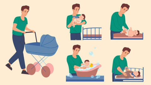 Tout savoir sur le congé paternité | 113459 JAS 405 Vos droits Conge paternite 1 | Journal des Activités Sociales de l'énergie