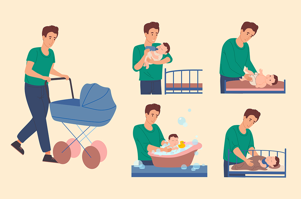 Tout savoir sur le congé paternité | Journal des Activités Sociales de l'énergie | 113459 JAS 405 Vos droits Conge paternite