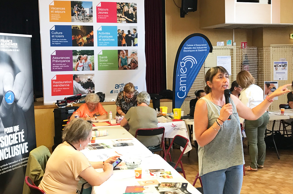 Valérie Delaunay, présidente de la CMCAS Caen, revient sur le déroulement du premier forum des Activités Sociales et de santé organisé dans le Calvados, à Grentheville, le 15 juin dernier.