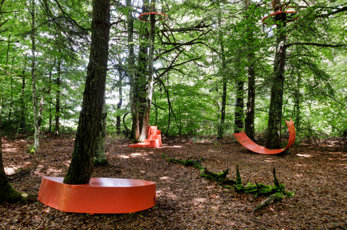 Canopée, de Catherine Baas, Horizons arts nature en Sancy 2022. ©Ludovic Combe