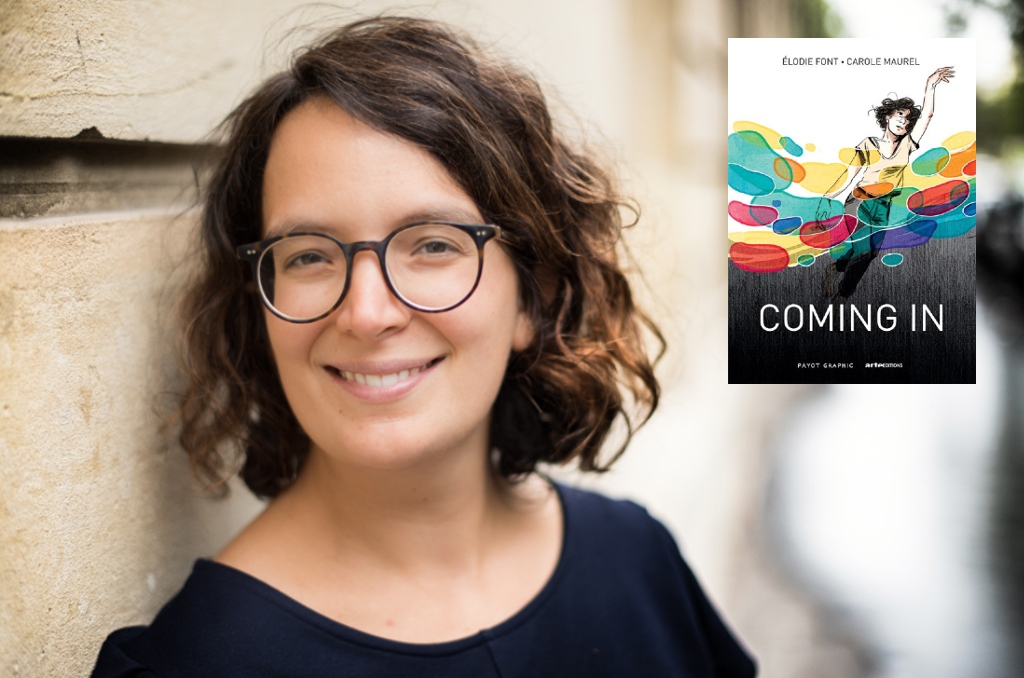 Portrait de la journaliste Elodie Font, autrice du podcast et de la bande dessinée "Coming in"