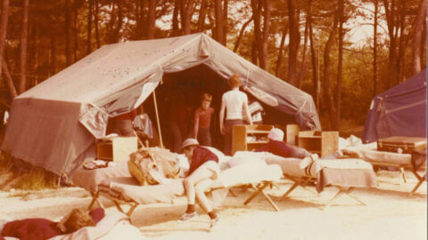 Colonie de vacances pour adolescents, Razay, 1978. Archives CCAS