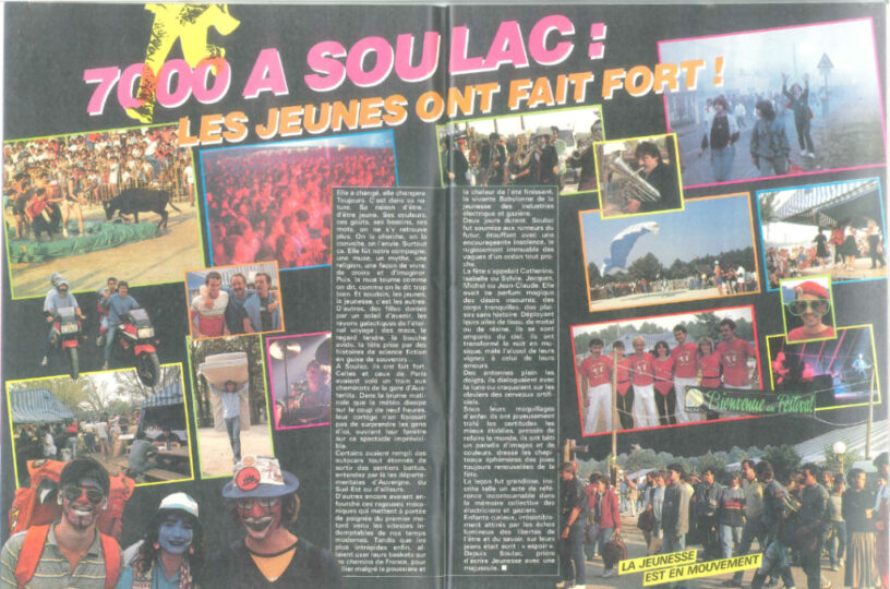 Il était une fois Soulac : mais au fait, d'où vient le Festival d'Énergies ? | Journal des Activités Sociales de l'énergie | Soulac 1985 2