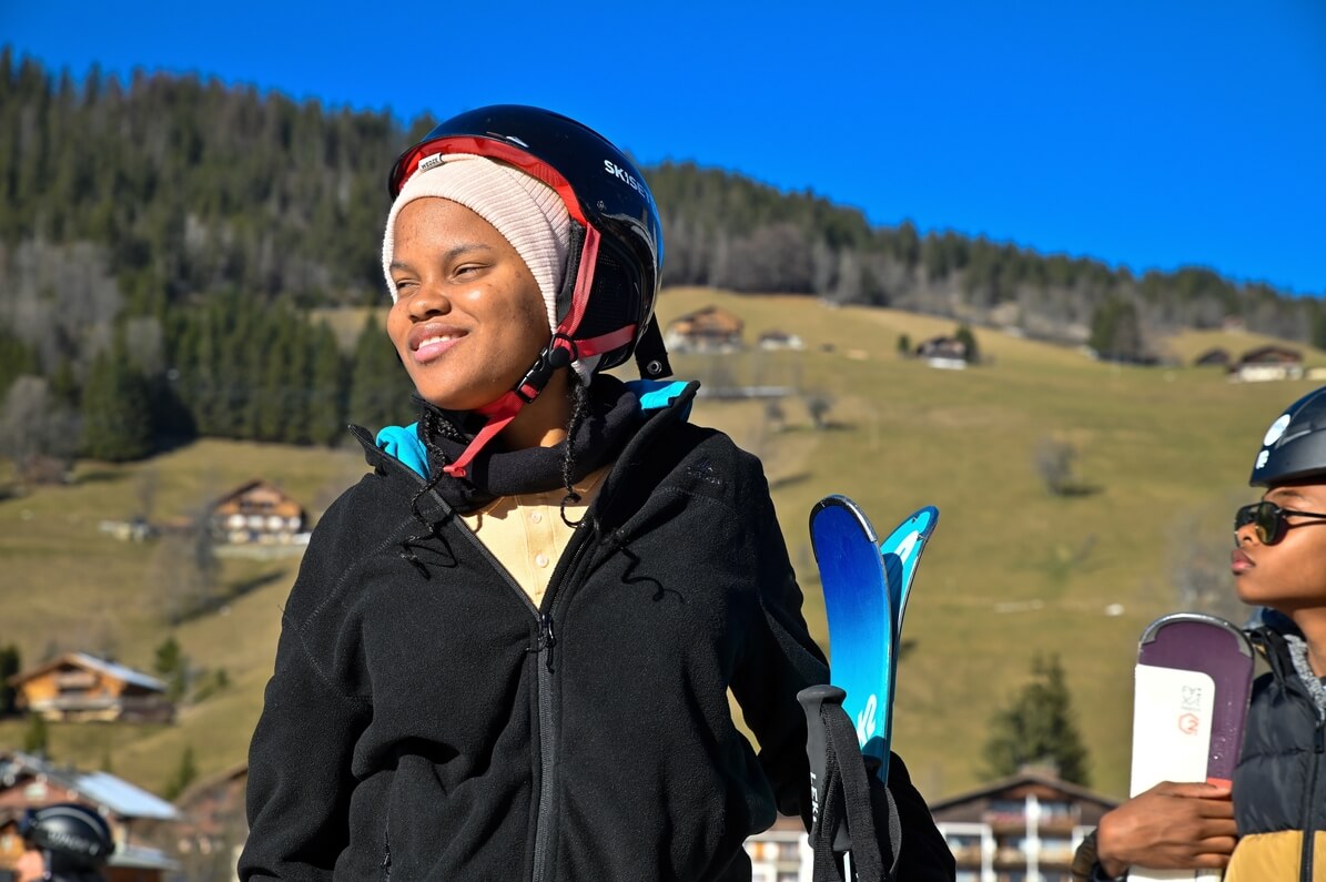 Séjour au ski organisé par la CMCAS Martinique pour ses jeunes bénéficiaires, du 12 au 19 février au centre de vacances de St Jean de Sixt (Haute-Savoie).