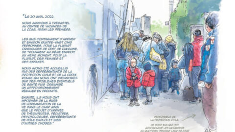 Extrait de la BD "Refuge(s)", de Laurent Lefeuvre, Komics Initiative