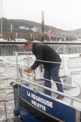 Christophe Giovannon, technicien de conduite au CNPE de Flamanville et sauveteur en mer auprès de la Société nationale de sauvetage en mer.