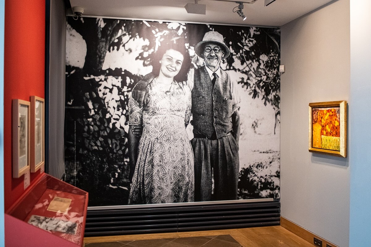 Photo de Pierre Bonnard au musée Bonnard (Le Cannet)