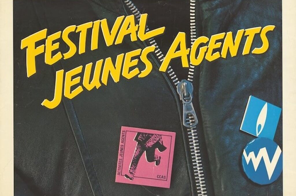 Affiche du premier festival d'énergies de Soulac, CCAS, 1985.