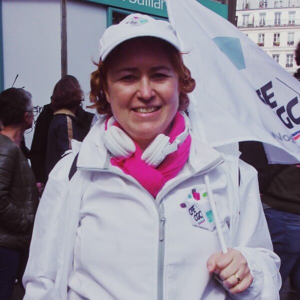 Anne Deudon, 56 ans, permanente syndicale CFE-CGC à Montrouge (Hauts-de-Seine), cheffe de projet EDF.