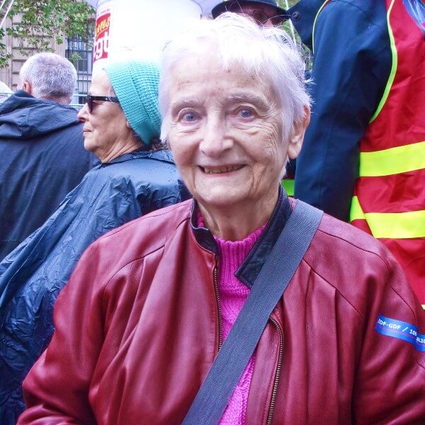 Simone Liaubet, 88 ans, retraitée d'EDF-GDF, Paris.