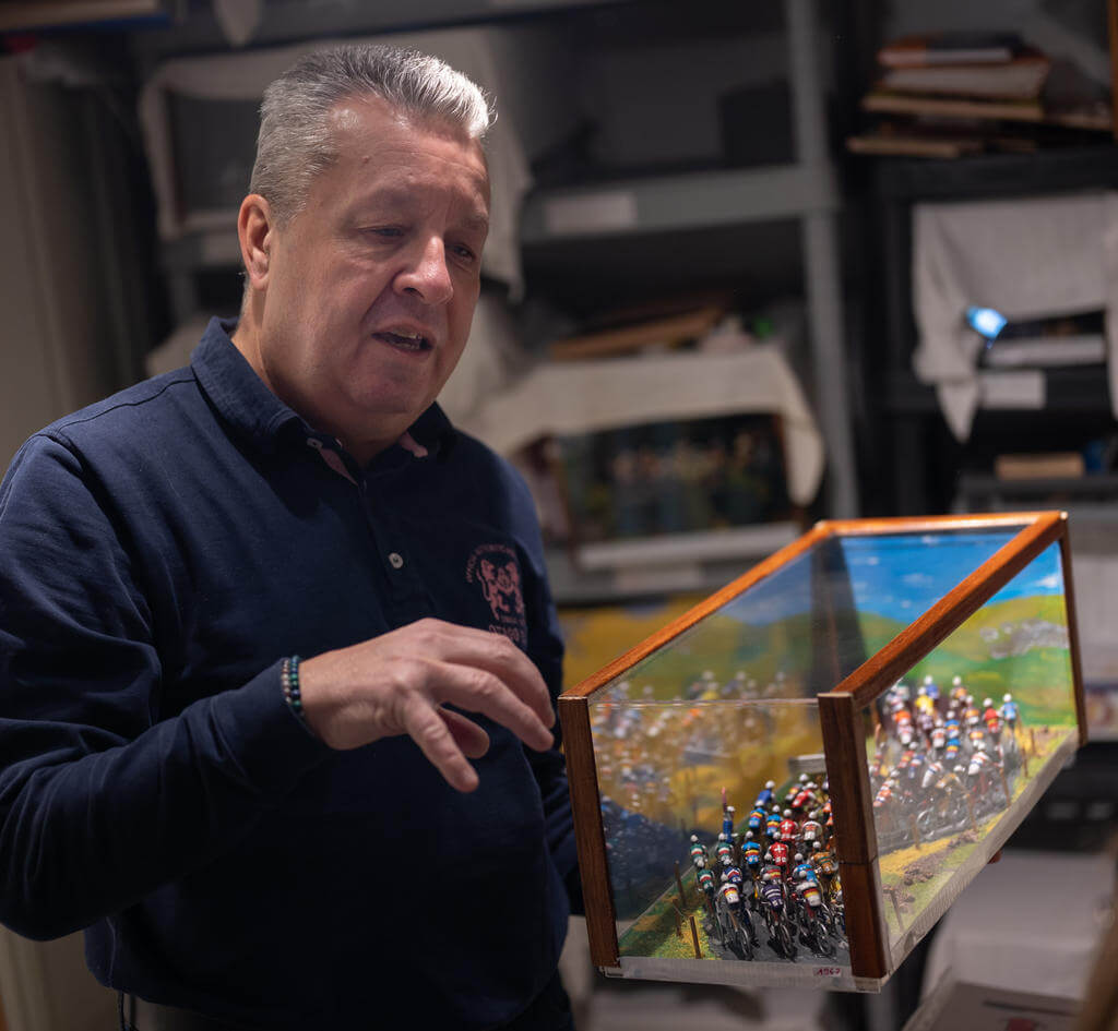 Patrick Bardet, bénéficiaire de la CMCAS Limoges, est passionné du Tour de France.