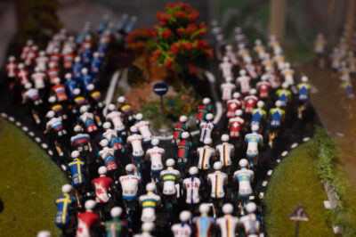 Diorama réalisé par Patrick Bardet, bénéficiaire de la CMCAS Limoges et passionné du Tour de France.