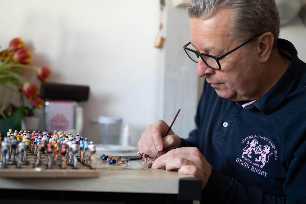 Patrick Bardet, bénéficiaire de la CMCAS Limoges, est passionné du Tour de France.