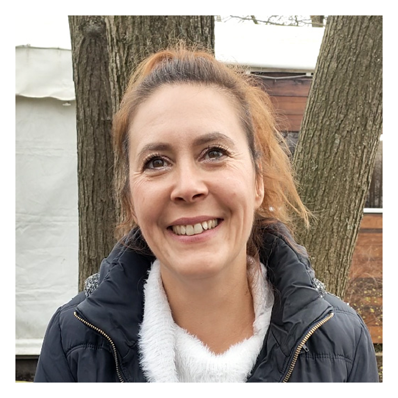 Karine, 46 ans, programmatrice CPA Enedis. Repas des actifs de la commission jeunes CMCAS 78, 14 décembre 2023.