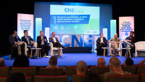Le Conseil national de l'énergie réunissait à Paris, pour sa XXe édition, plusieurs candidats et listes candidates aux élections européennes autour des enjeux énergétiques, le 14 mai dernier à Paris.