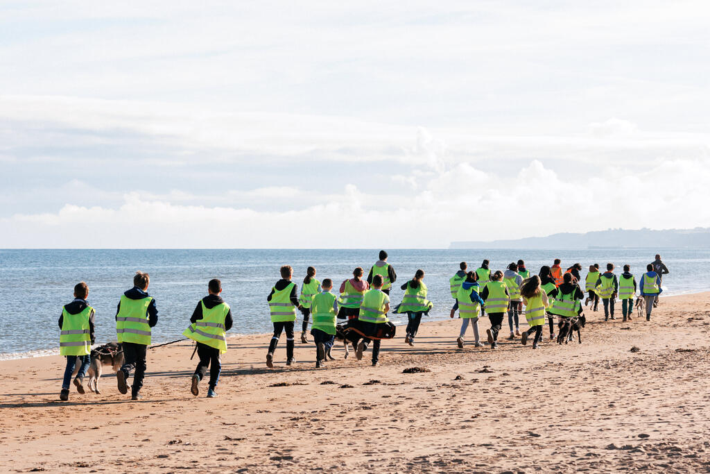 Colo CCAS cani-rando, automne 2024, Saint-Laurent-sur-Mer (Calvados).