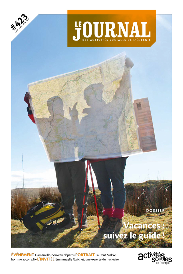 Couverture du Journal des Activités Sociales de l'énergie n°423, janvier/février