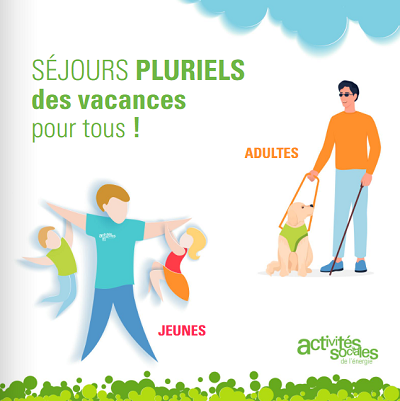 Couverture de la brochure CCAS sur les dispositifs d'accueil Pluriel (handicap et troubles de santé) pour les jeunes et les adultes. 