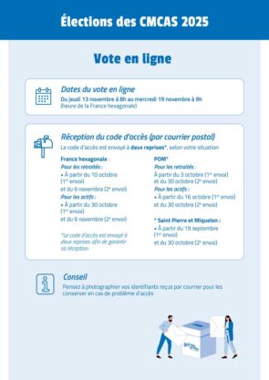 Élections des CMCAS 2025 : notre foire aux questions | Journal des Activités Sociales de l'énergie | Elections CMCAS pratique 3