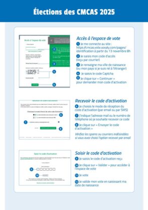 Élections des CMCAS 2025 : notre foire aux questions | Journal des Activités Sociales de l'énergie | Elections CMCAS pratique 4