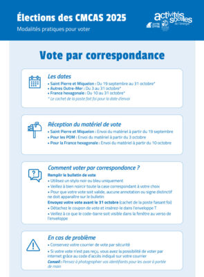 Élections des CMCAS 2025 : notre foire aux questions | Journal des Activités Sociales de l'énergie | elections flyer a5 V7 Sans traits de coupe 1