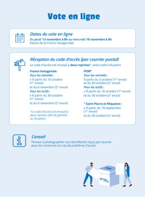 Élections des CMCAS 2025 : notre foire aux questions | Journal des Activités Sociales de l'énergie | elections flyer a5 V7 Sans traits de coupe 2