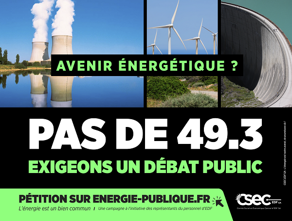 Précarité énergétique : des solutions existent ! | Journal des Activités Sociales de l'énergie | petition csec