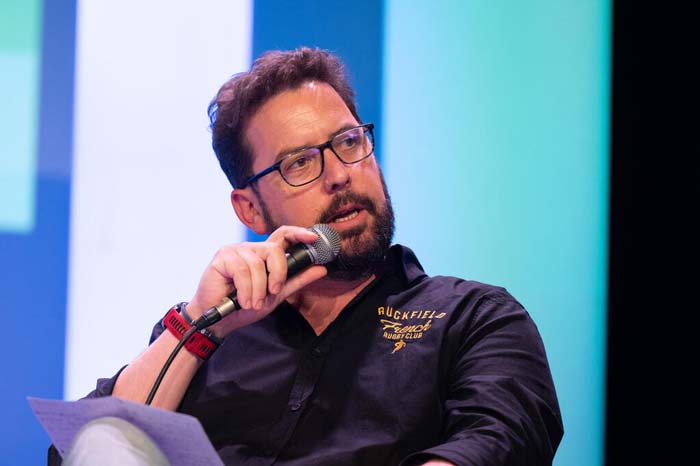 Gwénaël Plagne, secrétaire du Comité social et économique central d'EDF SA. Ici au Conseil national de l'énergie en mai 2024.