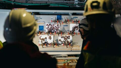 Une sculptrice à Serre-Ponçon : les agents redécouvrent le barrage avec Suska Bastian | Journal des Activités Sociales de l'énergie | 163394 Residence artiste Suska Bastian Serre Poncon 2025 une