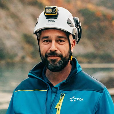Nicolas Dupont, 40 ans, technicien d’exploitation chargé d’affaires au barrage EDF de Serre-Ponçon 