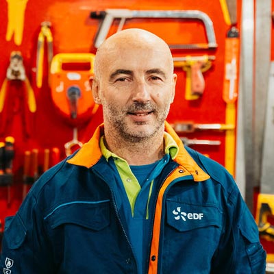 Bertrand Aimar, 49 ans, technicien principal d’exploitation au barrage EDF de Serre-Ponçon